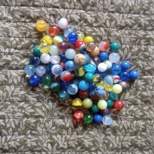 Colorful Glass Marbles Collection